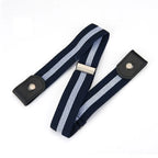 Traceless Invisible Elastic Belt for Women and Men - Jeans Pants Waistband
