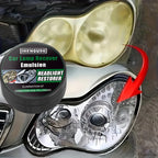 Car Headlight Restoration and Polishing Kit - Scratch Remover and Oxidation Cleaning Repair Paste for Headlight Assembly