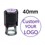 Custom Self-Inking Stamp With Your Own Logo,Photosensitive Ink / Rubber Stamp,Personalize Your Logo Multiple Ink Color Option