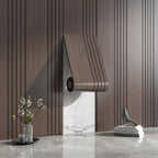 3D Grille Waterproof Self-Adhesive Wall Panels,Stick Wall , Modern Textured PVC Interior Design, Easy Install Home Decoration
