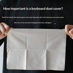 Microfiber Keyboard Dust Cover for MacBook Pro 15-16 inch Air 15 Dustproof Protective Cloth Ultra Thin Waterproof Keyboard Prote