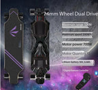New Upgraded 32KM Long Range Smart Remote Control 4 Wheels Dual Motor Adult Land Surf Electric Skateboard