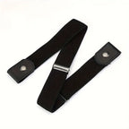 Traceless Invisible Elastic Belt for Women and Men - Jeans Pants Waistband