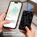 New Bluetooth Wallet Tracker Card Android Ultra thin Wireless Charging Work with Google or A-pple Find My Waterproof Key Tracker