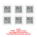 Zigbee2MQTT Tuya Temperature Humidity Sensor Thermometer Hygrometer Require Hub work with Tuya Smart Alexa Yandex Home Assistant