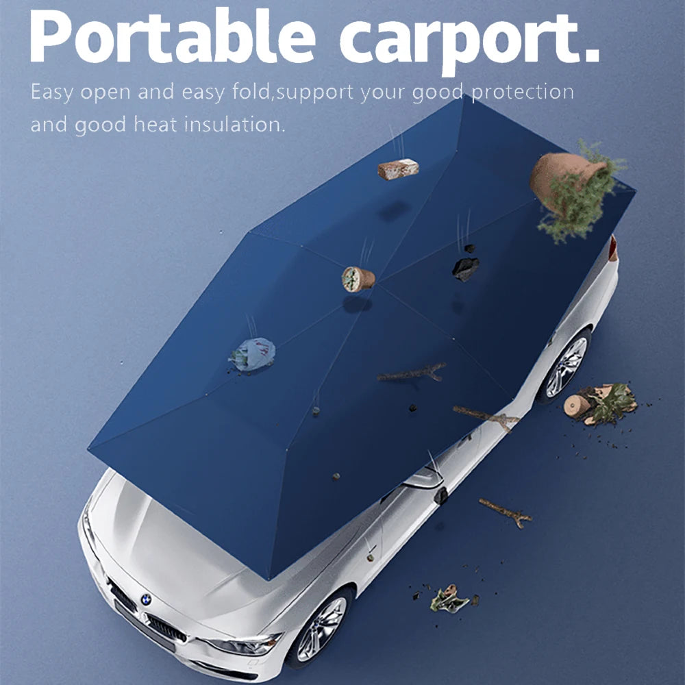 Foldable Car Umbrella — Windshield Sun Shade & Heat Shield