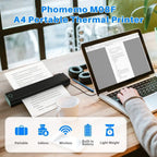 Mini Wireless Thermal Label Printer — Bluetooth Mobile Print