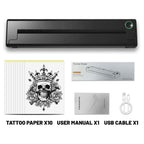 Portable A4 Thermal Printer Mini Tattoo Stencil Transfer Printer Multifunctional Tattoo Document Printer Wireless Bluetooth