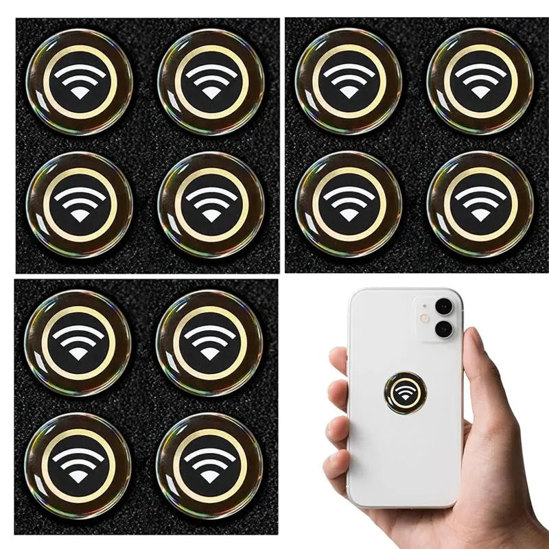 FULL-Radiation Blocker Emf Stickers 12 Pcs For Cell Phone, For Cell Phone, Emf Blocker