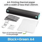 Phomemo M08F A4 Thermal Printer Portable Wireless Bluetooth Printer for Tattoo Stencils Compatible with Phone PC