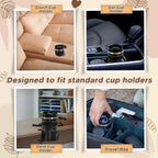 1pc SLR Lens Cup Camera Camera Lens Model Stainless Steel Casual Cup with Lid Coffee Mug White Black Coffee Mugs Creative Gift