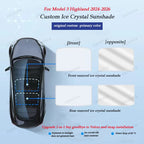 Tesla Roof Sun Shade — Model 3/Y Glass Cover
