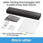 Phomemo M08F A4 Thermal Printer Portable Wireless Bluetooth Printer for Tattoo Stencils Compatible with Phone PC